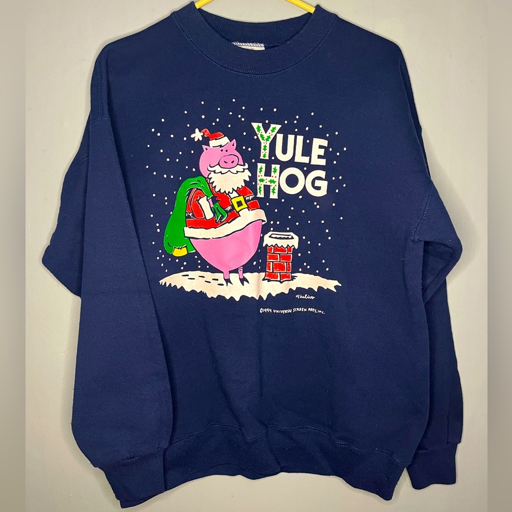 1994 universal studies Christmas Crewneck